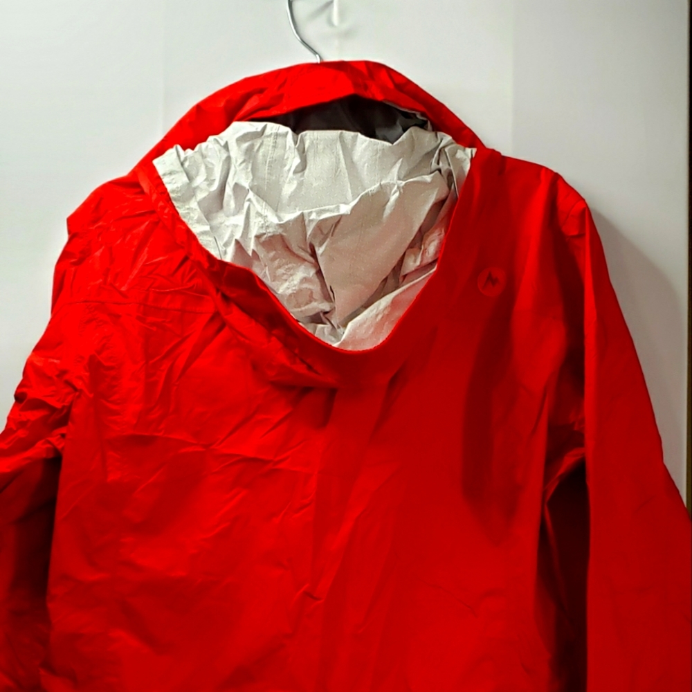 Red. Size L. Waterproof. Breathable
